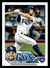 2023 Topps #36 Brandon Lowe Card Tampa Bay Rays