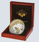 2025 $10 5oz Gold Plated Silver Proof Honey Bee Coin-Only 1 For Sale Worldwide