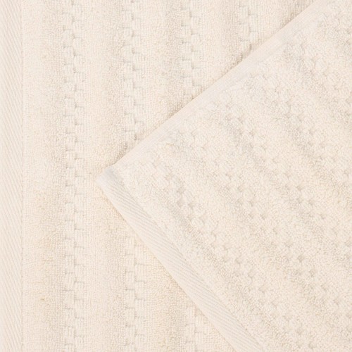 Zuma Zero Twist Cotton Waffle Weave Solid Striped Textured Hand Towels, Set of 6 - Picture 26 of 48