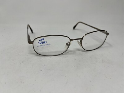 ELASTA BY SAFILO 7058 R50 54-19-145 BROWN FLEX HINGE EYEGLASSES FC99