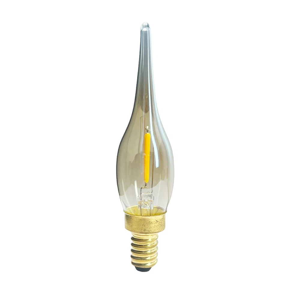 1X 2X 5X Led Filament Bulb 360degree Beam Angle Edison E14 Ac110v Ac220v Brown - Image 4 of 4