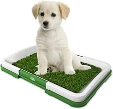 Artificial Grass Bathroom Mat for Puppies and Small Pets- Portable Potty Trainer