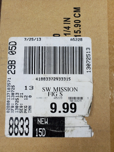 2013 STAR WARS TOYS R US TRU Mission Series Empty Shipping Box Mcdonough Georgia - Picture 6 of 6