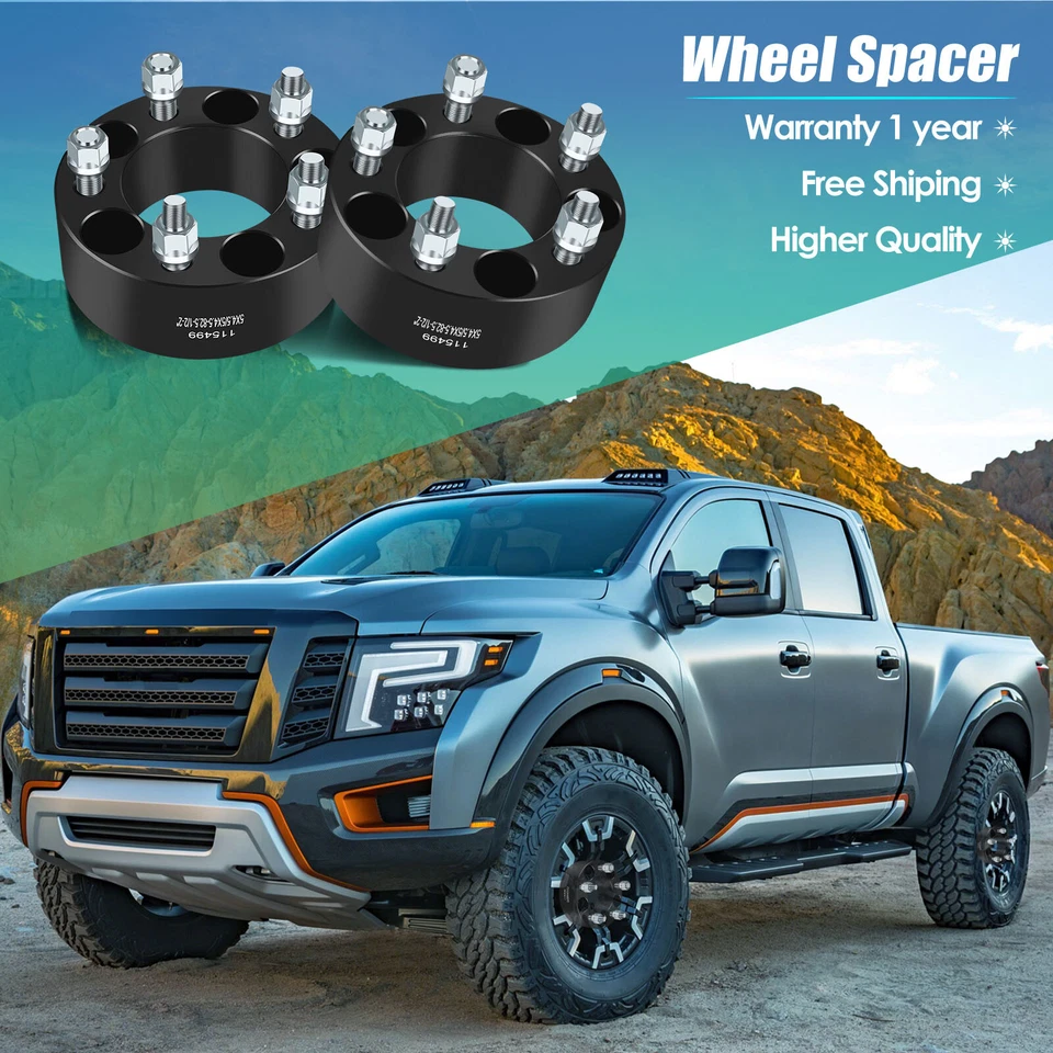 2 piezas espaciadores de rueda 2" 5x4,5 5x114,3 para Ford Mustang Taurus Jeep Liberty Mercury Foto 2 de 4