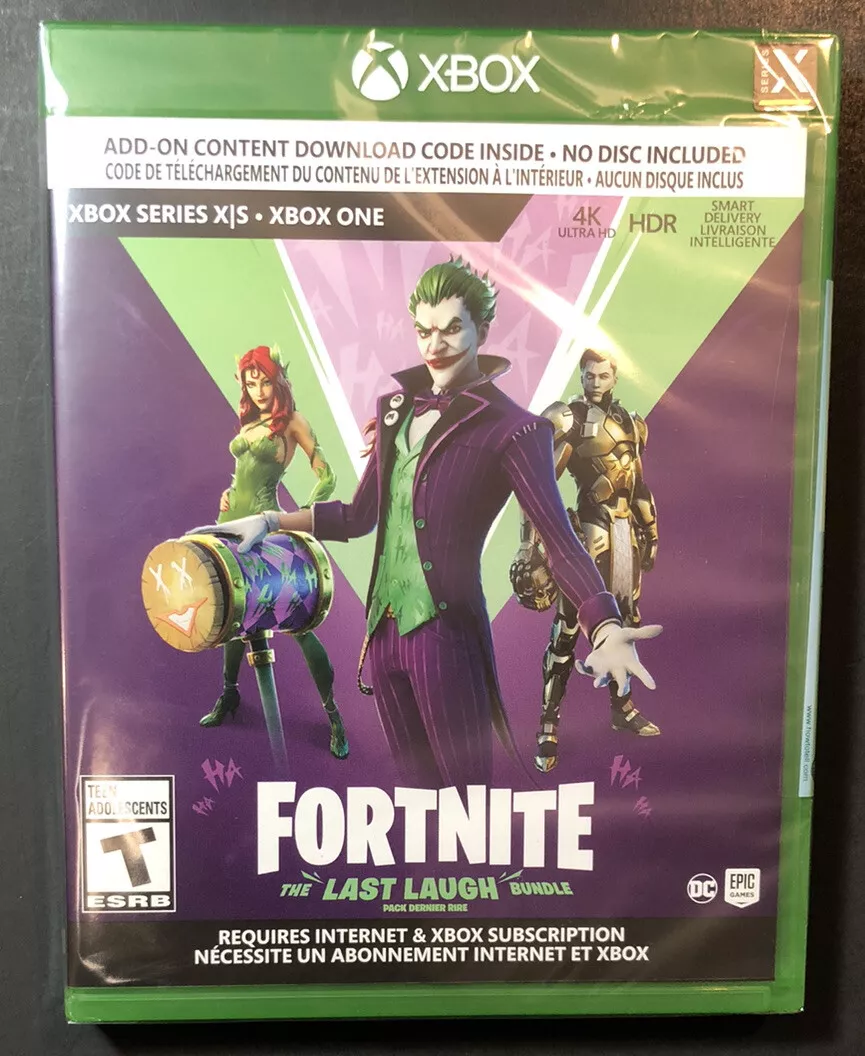  Fortnite: The Last Laugh Bundle - Xbox Series X [Code in Box] :  Video Games