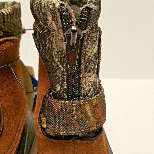 NEW OZARK TRAIL Mossy Oak Toddler Boys Size 6 Leather Camo Boots Temp Rated -5F - Picture 3 of 10