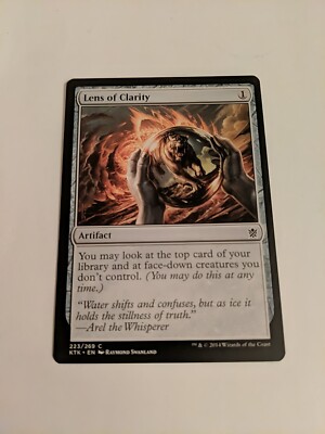 mtg khans of tarkir best cards Lens Clarity - of Tarkir: #223, Magic: The Gathering Card you may put two creature cards onto the battlefield instead of one. Magic the Gathering Khans of