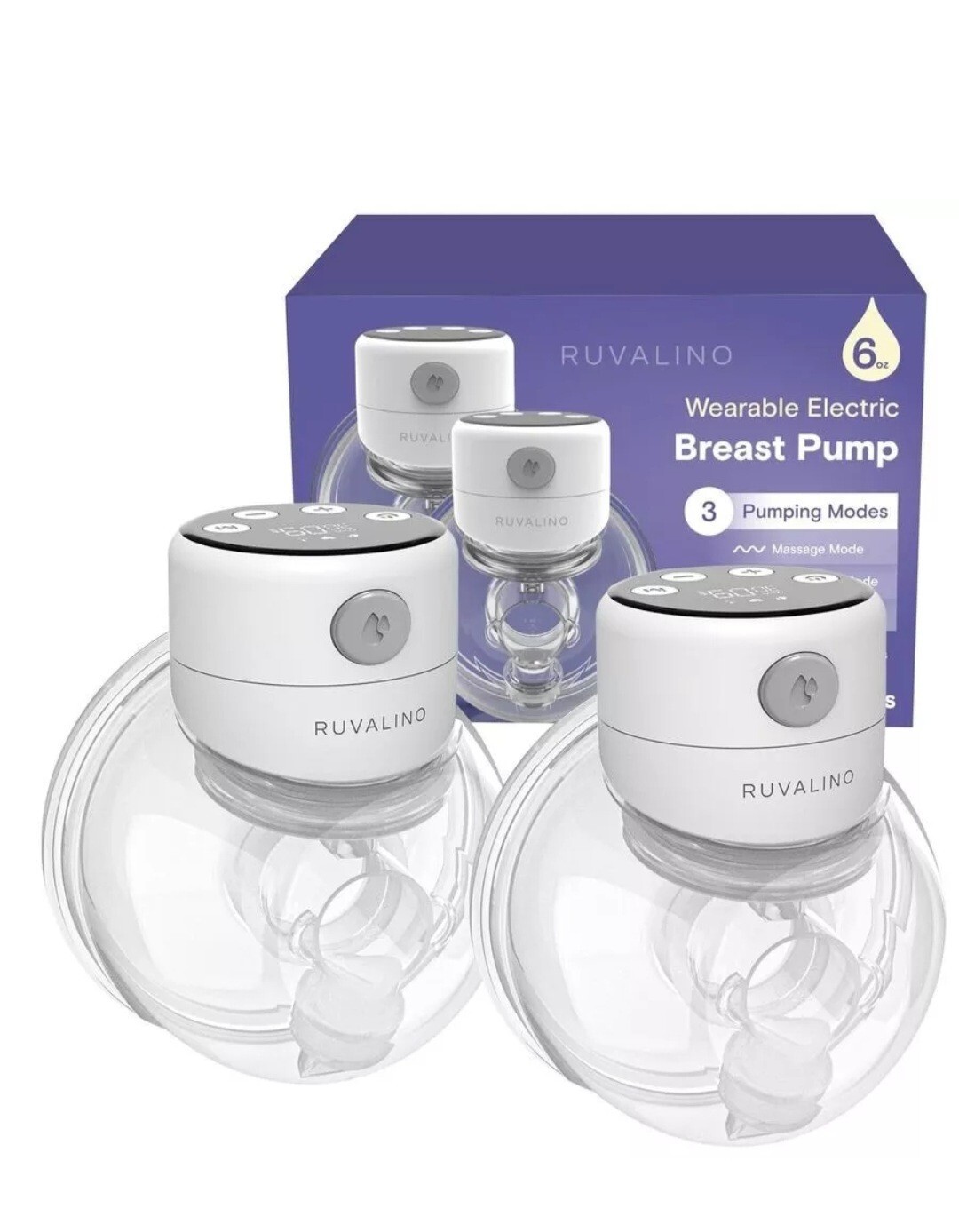 Hands-Free Wearable Breast Pump S12A with 3 Modes BIN 2 Portable-image