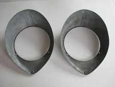 Pair Vintage Ford Lincoln Headlight Door Bezel Pair Electroline 8  C43