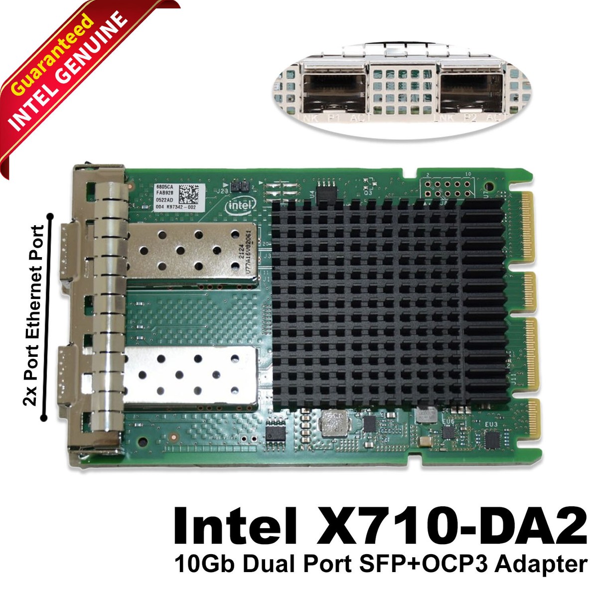 HPE Intel X710-DA2 10Gb 2-Port SFP+ OCP3 Adapter P28778-B21 P31327