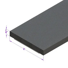 Camper Top Seal.  2" wide X 3/16" thick.  Sold by the foot