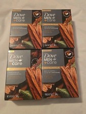 4 Bars DOVE Men + Care SOAP Restore Sandalwood + Cardamon Oil Cleansing Bar Soap