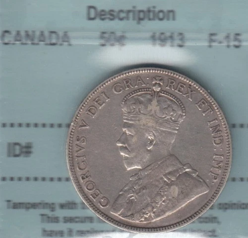 1913 Canada 50 Cents — photo from another recent sale