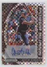 2020 Panini Prizm Draft Picks Surge Power Plaid 8/17 Austin Hendrick Auto n0c
