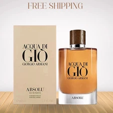 Acqua Di Gio Absolu by Giorgio Armani 4.2 oz / 125ml EDP Cologne Men best seller