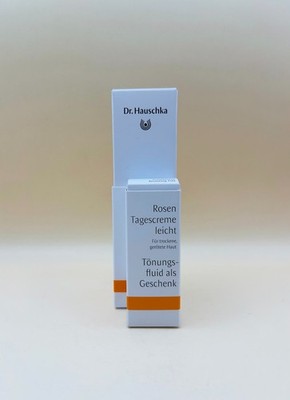 Dr. Hauschka Rosen Tagescreme leicht & Tönungsfluid 30ml + 2,5ml MHD 06.27 *NEU*