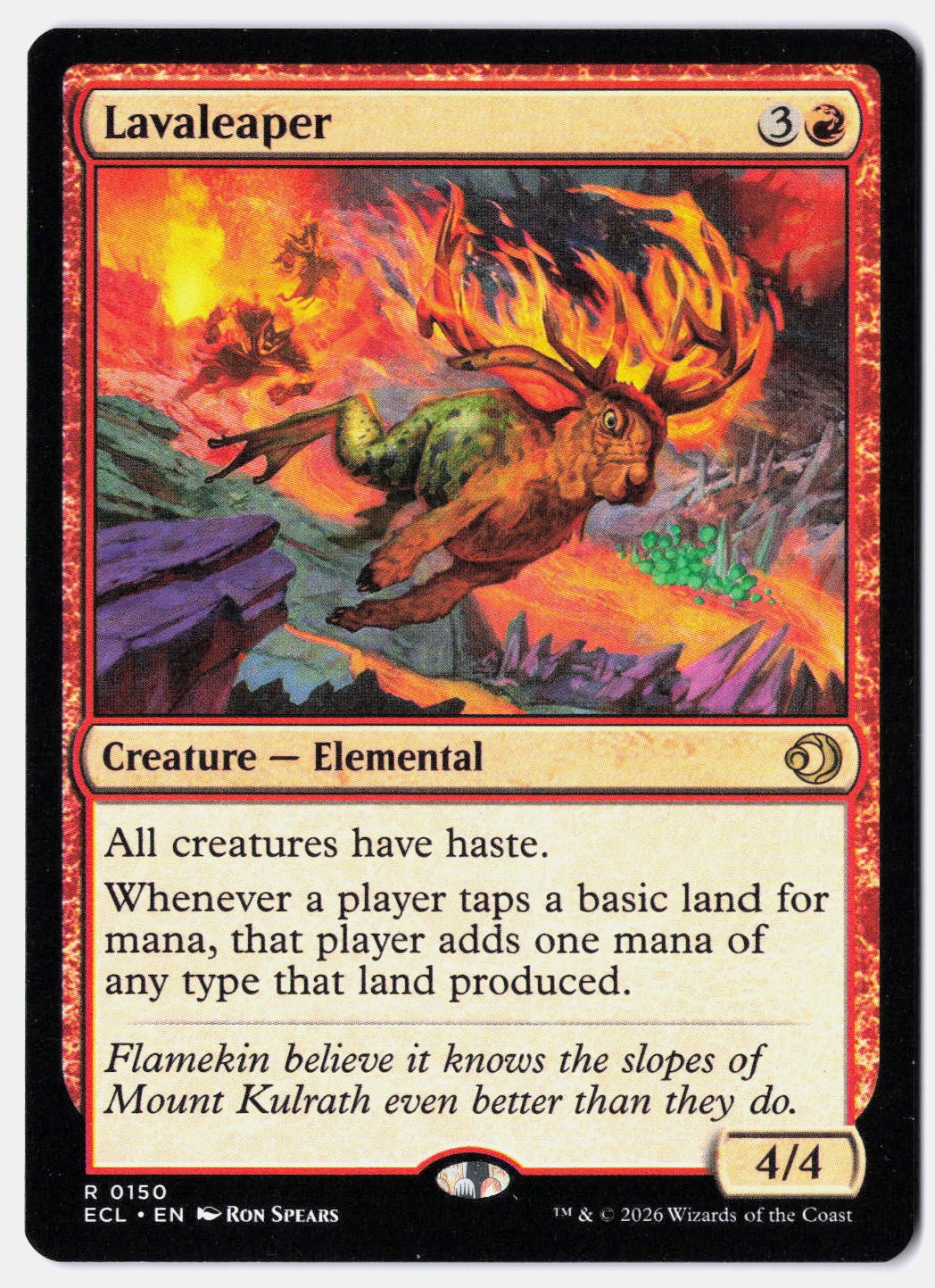 Lavaleaper Promo Pack: Lorwyn Eclipsed 150 in NM