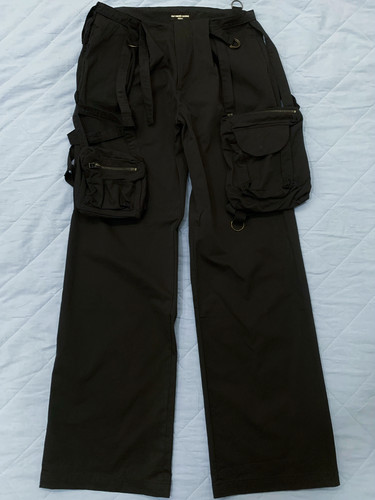 Raf Simons, Size 50 (L) - Raf Simons Archive Redux Consumed Parachute Bondage Cargo Pants
