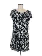 Alfani Women Black Casual Dress M Petites