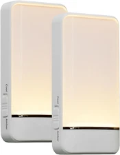 Night Lights Plug into Wall, Invisible Sensor Night Light, Soft Warm Cool White