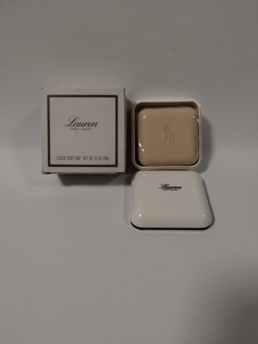 Vintage Ralph Lauren Polo 3.5 oz Classic Body Soap Sealed W Case In Box NOS