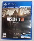 Resident Evil 7 Biohazard PS4 Playstation 4 VR Complete With Controller Sticker