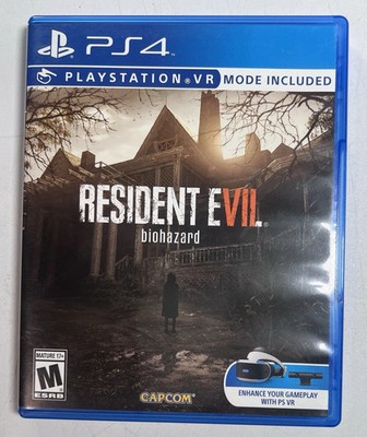 Resident Evil 7 Biohazard PS4 Playstation 4 VR Complete With Controller Sticker