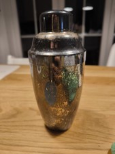 Shaker da cocktail Art Decò vintage anni 30 40