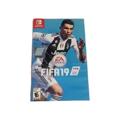 FIFA 19 Nintendo Switch EA Sports Soccer Case Only Authentic Cristiano Ronaldo