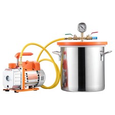 Uimoso 3 Gallon Vacuum Chamber with 3.5 CFM Single Stage Pump for Degassing