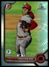 2022 Bowman 1st Edition Christian Roa #BPPF-130 Sky Blue Foil