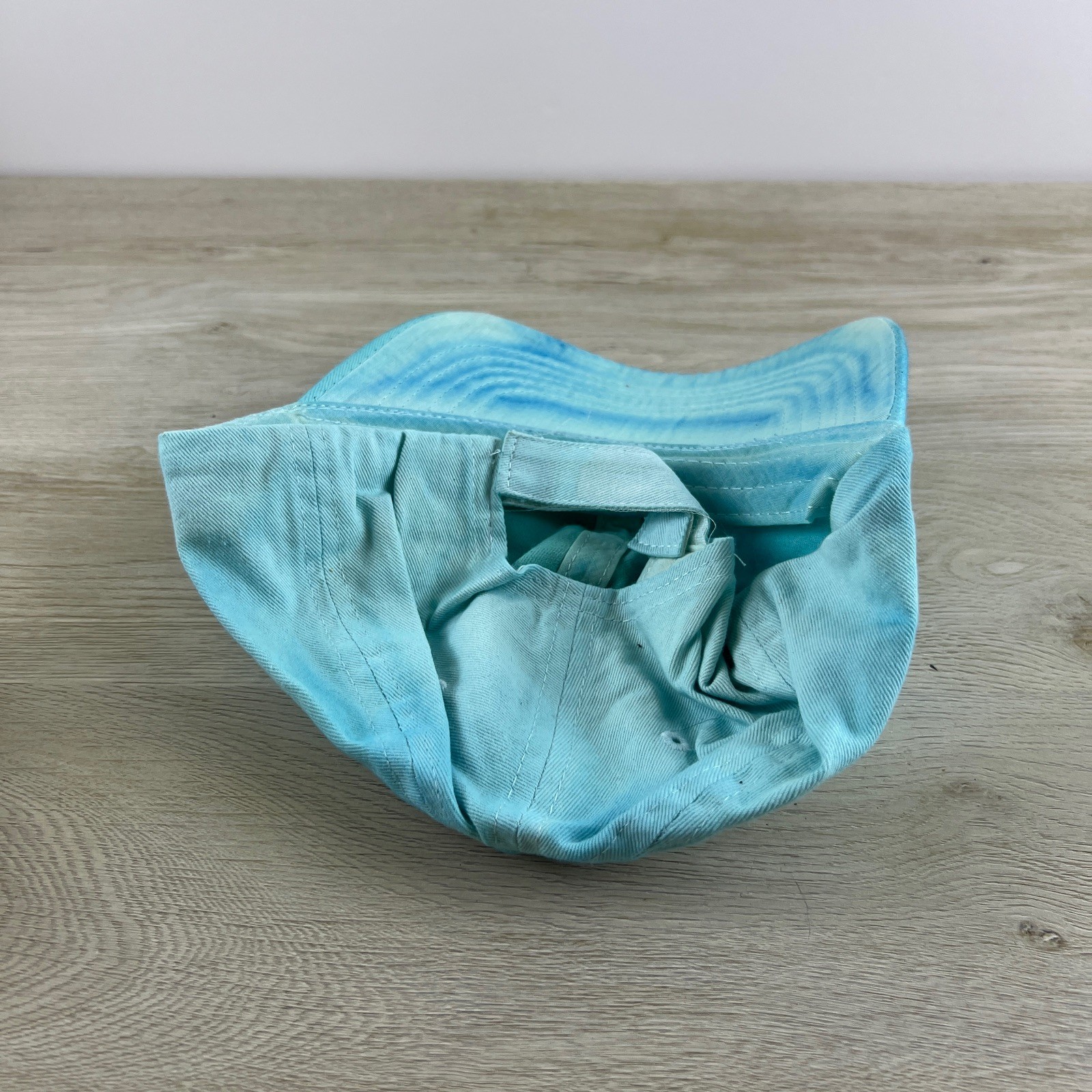 Plain Solid Blue Hat Blue Hat Adjustable Adult Si… - image 6