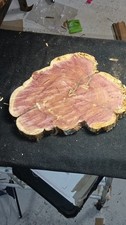 live edge red cedar cookie 25 approx 12x8 in 1.5-2 in thick slab turning dyi