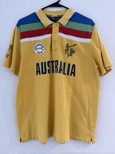 2015 Australia Cricket World Cup 1992 Replica ODI Polo Shirt Jersey XL