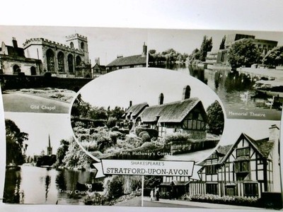 Shakespeare´s Stratford - Upon - Avon. England. Alte Ansichtskarte / Postkarte s