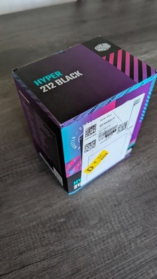 Cooler Master Hyper 212 Black Edition RGB 120mm CPU Air Cooling Fan - Open Box