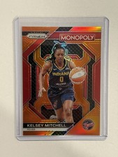 2024 Panini Prizm Monopoly WNBA Skills Kelsey Mitchell #WNBA28 Orange /124 Fever
