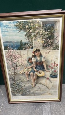 Birnen' 'Schmetterlinge' & ''Über der Gartenmauer'' Poster 1910 William Coleman