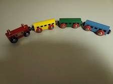 Genuine Brio Wooden Railway Rare Vintage 1980s Passenger Train