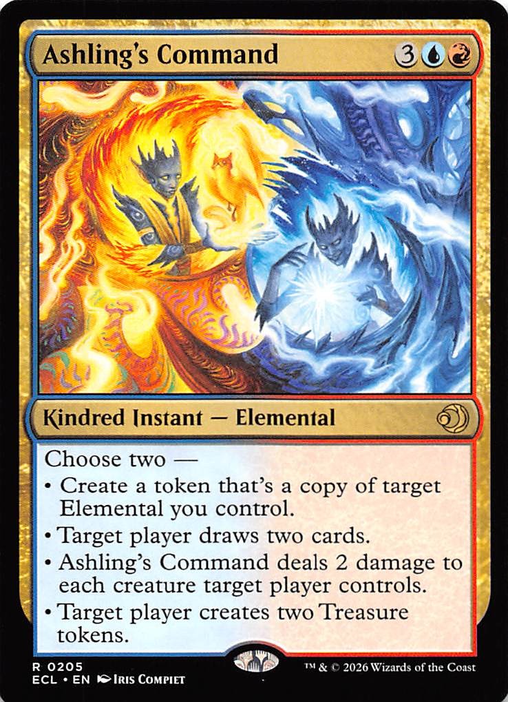 Ashling's Command 205 Lorwyn Eclipsed Magic the Gathering