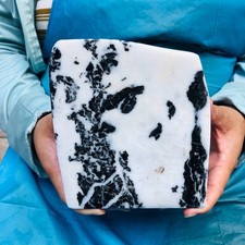 7.15LB Top Natural zebra stone crystal Reiki mineral specimen healing 1673