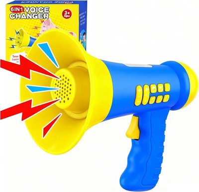 Rechargeable Voice Changer for Kid, Mini Megaphone,Toys for 3,4,5,7,8,9 Years Ol