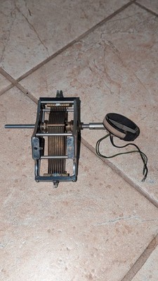 Vintage KARAS Variable Air Tuning Capacitor Condenser w/ Reduction Drive Dial