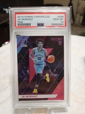 2019 PANINI CHRONICLES RED #298 - JA MORANT ROOKIE 27/149 GEM MINT PSA 10