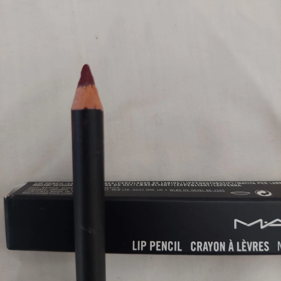 MAC Eye Brows Styler Brown BURGANDY Full Size .09g pencil crayon full size NIB - Image 2 of 4