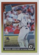 2018 Donruss Optic Red & Yellow Prizm Miguel Andujar (The Bronx) Rookie RC 0d4