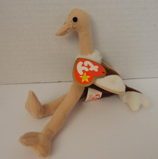 TY Teenie Beanie Babies  McDonalds Happy Meal Toy 'Stretchy' The Ostrich w/Tag
