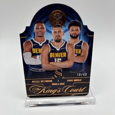 2024-25 Silhouette Jokic Westbrook Murray Bronze Kings Court #/49 🔥 Nuggets
