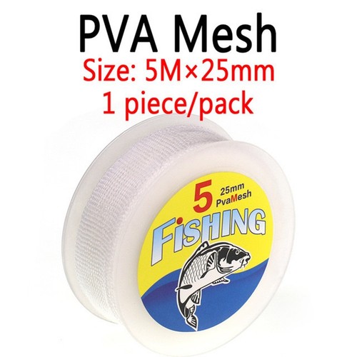 Sac appât pour mangeoire de pêche à la carpe avec filet en maille PVA dissolv - Photo 2/27