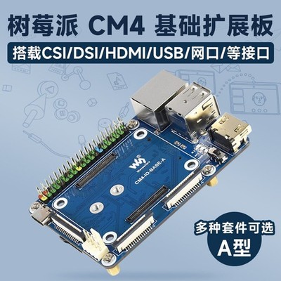 CM4-IO-BASE-A Compute Module 4 IO Board Expansion Board CM4 For Raspberry Pi